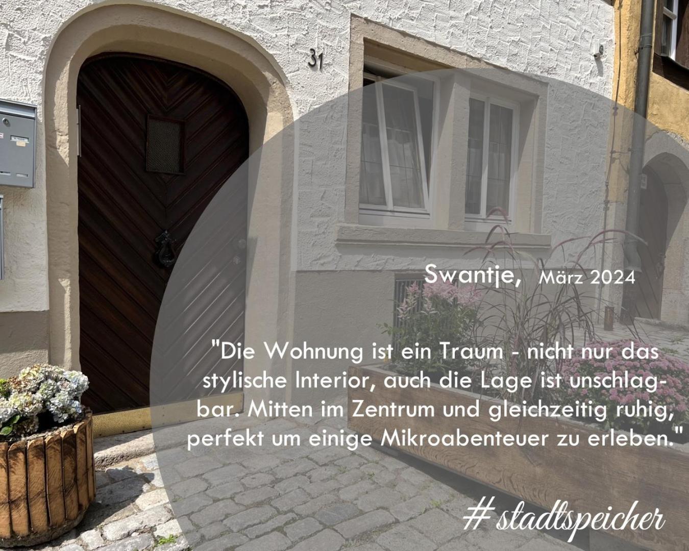 #Stadtspeicher - Gruener Stern Das Apartment Mitten In Der Altstadt Rothenburg ob der Tauber Exterior photo